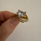 Gigi Gem Heart Ring