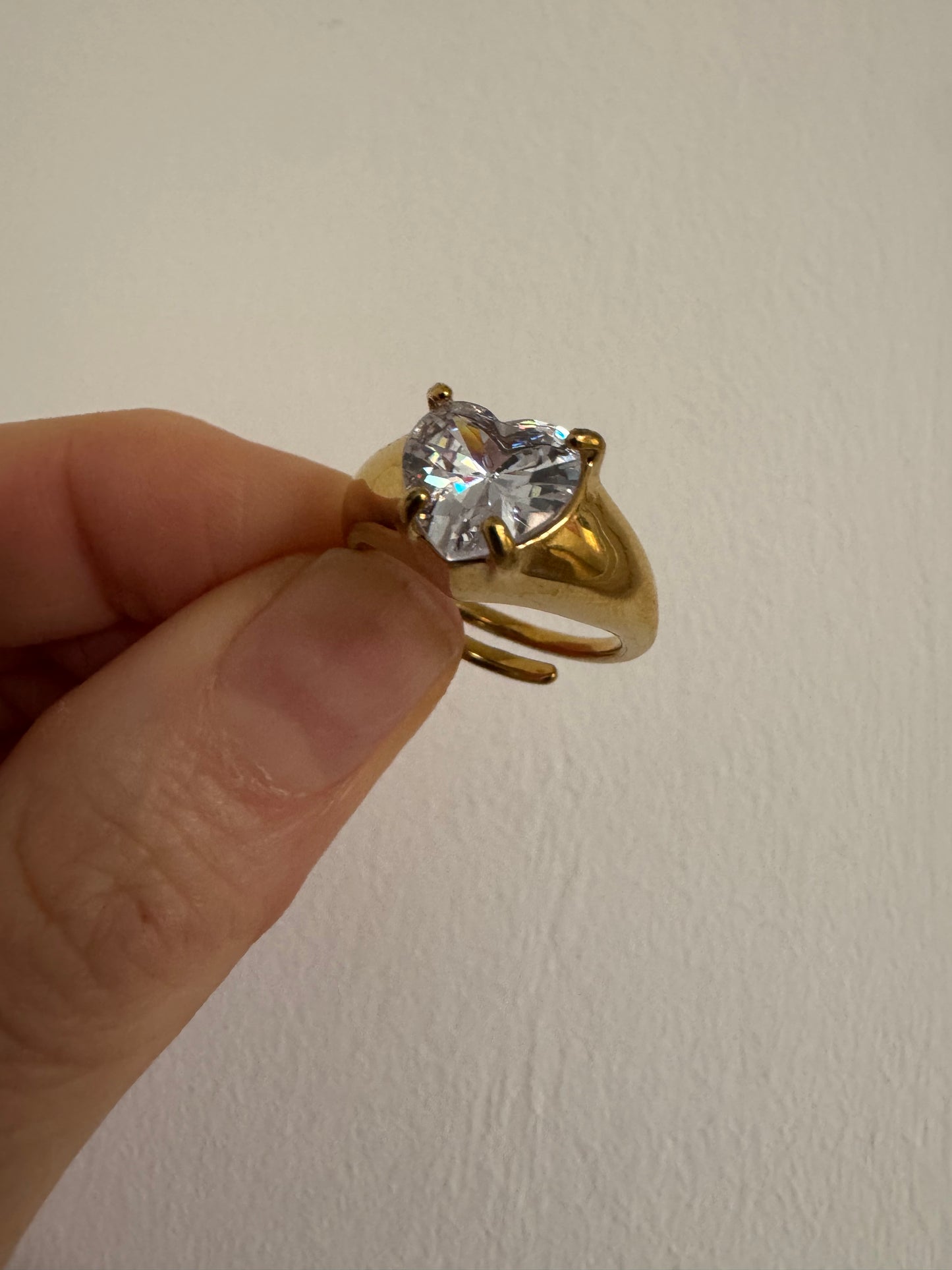 Gigi Gem Heart Ring