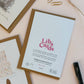 Hello New Baby Nursery Mobile Pregnancy Announcement Card