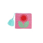 Helio Ferretti Medium Pouch Pink Floral Beaded Pouch