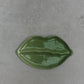 Lip plate, green
