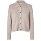 PALLIOMA-M KNIT CARDIGAN - LIGHT BEIGE