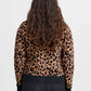 Leopard Print Knit Cardigan