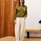 BERGAMOT KHAKI CARDIGAN