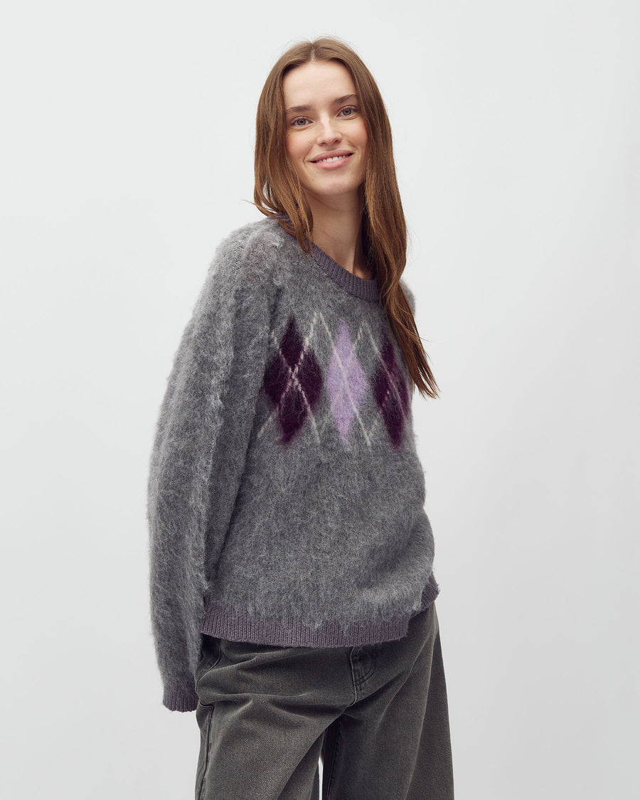 Argyle Knit Jumper