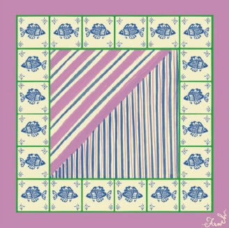 SAGFOSSEN SCARF VIOLET