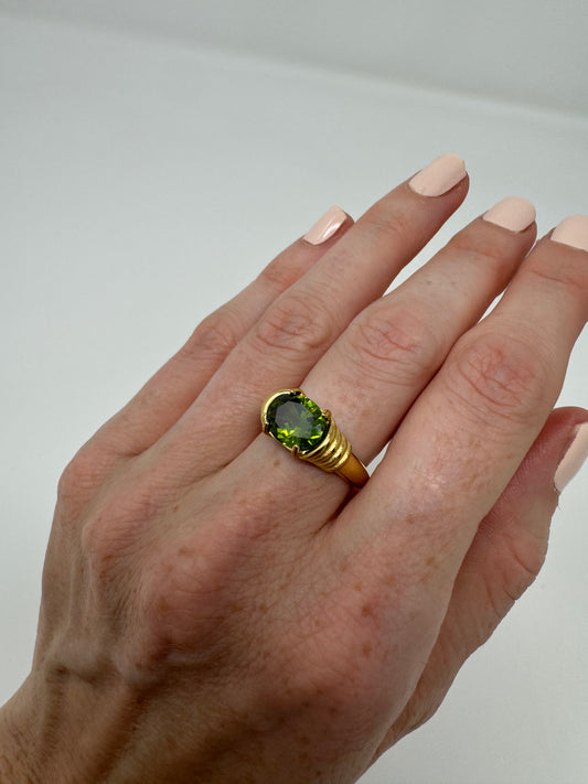 Mona Gem Ring : Green