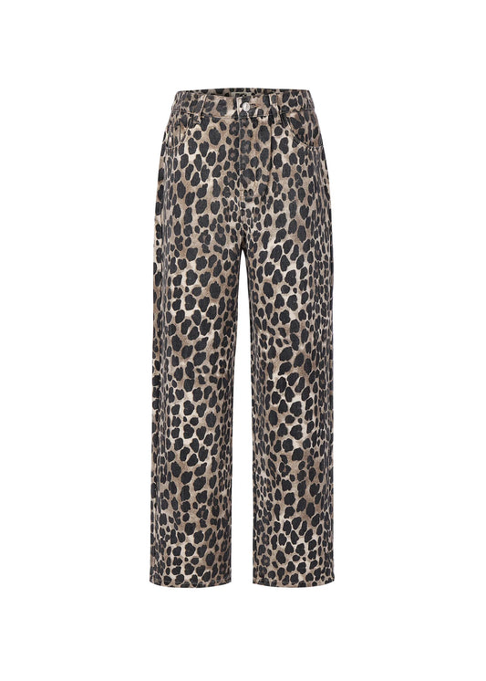 LEOPARD BOBTAIL JEANS