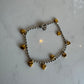 Mix metal heart bracelet