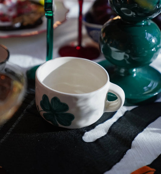 Anna + Nina Shamrock Mug