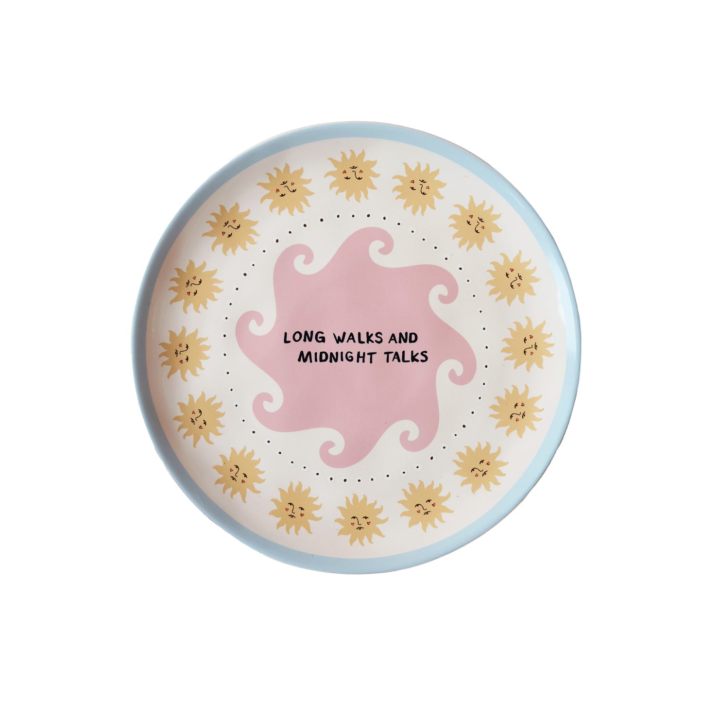 "Long Walks and Midnight Talks"
Plate