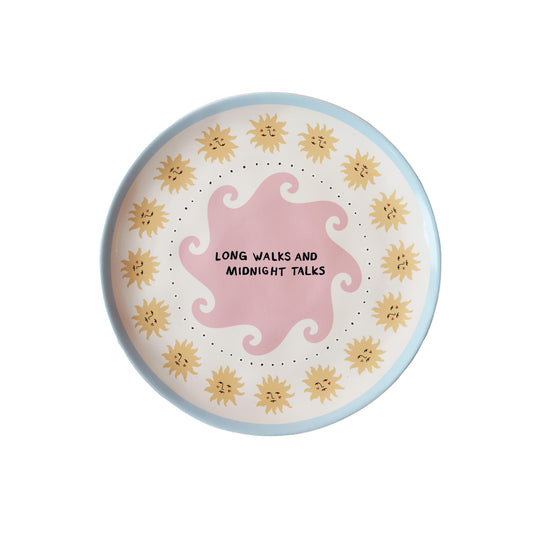 "Long Walks and Midnight Talks"
Plate