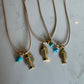Fish bone necklace