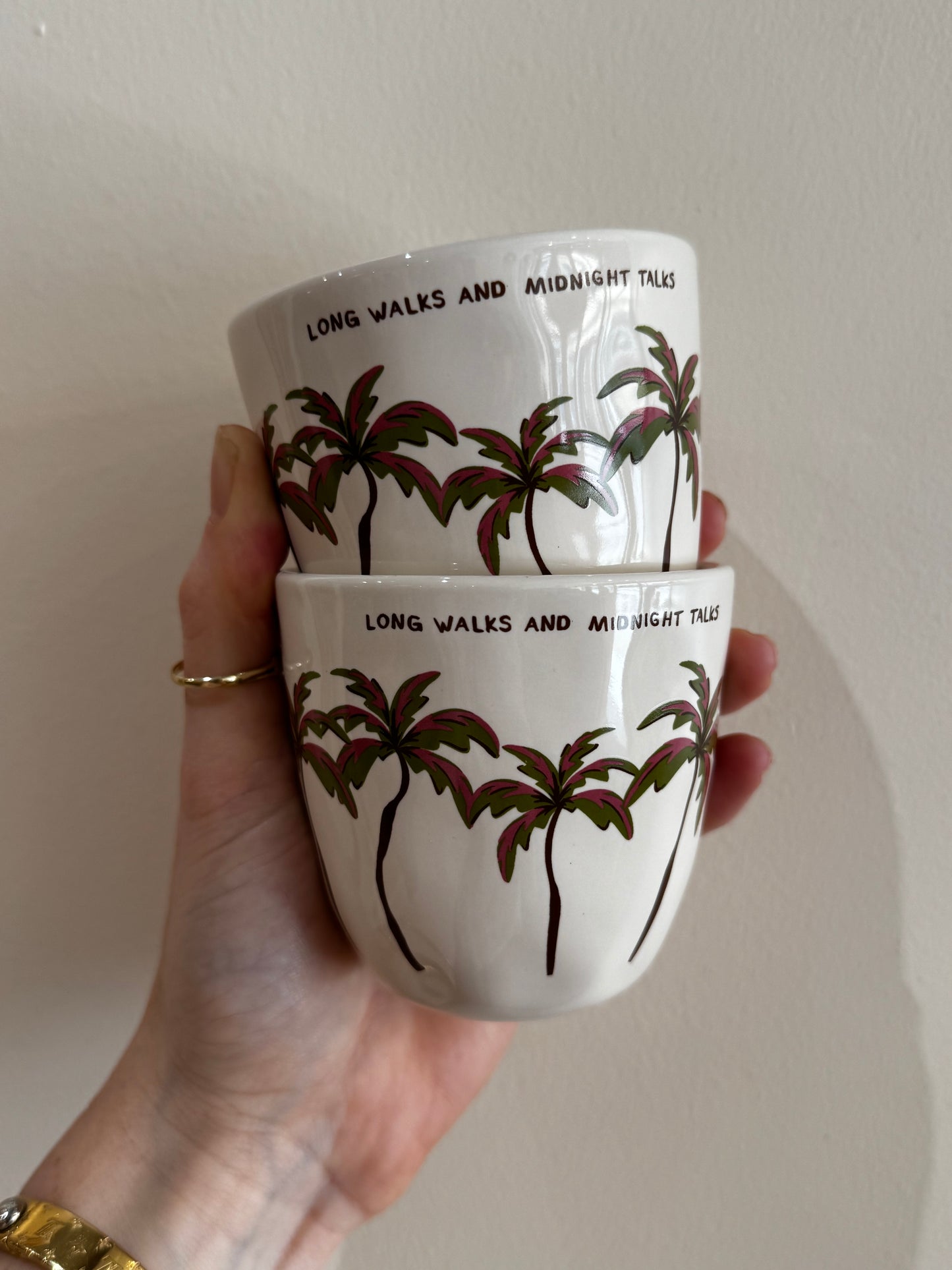Long walks and midnight talks mug