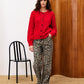 LEOPARD BOBTAIL JEANS
