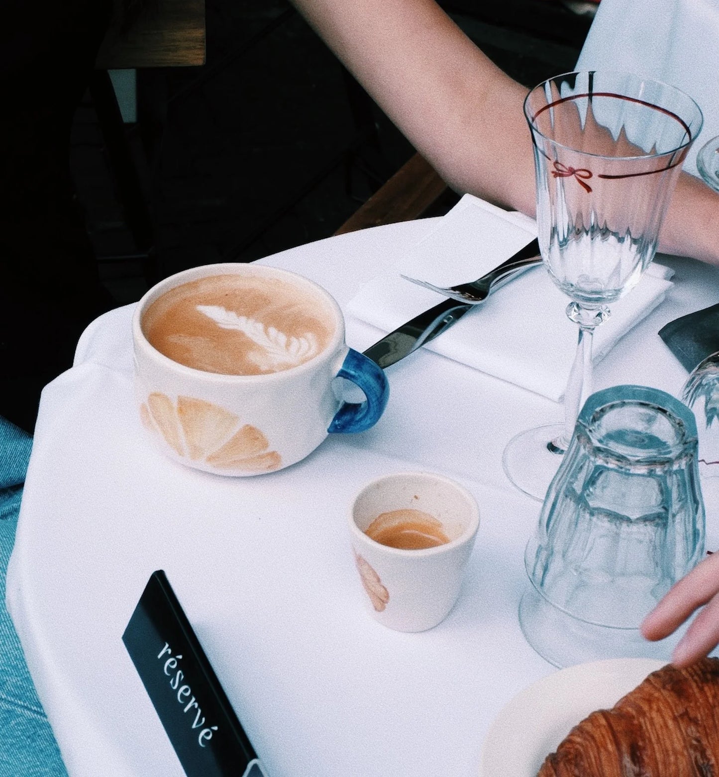 Anna + Nina Croissant Mug