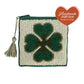 Square Pouch / PurseLucky Clover Green