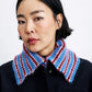 KIM ELECTRIC BLUE NECK WARMER