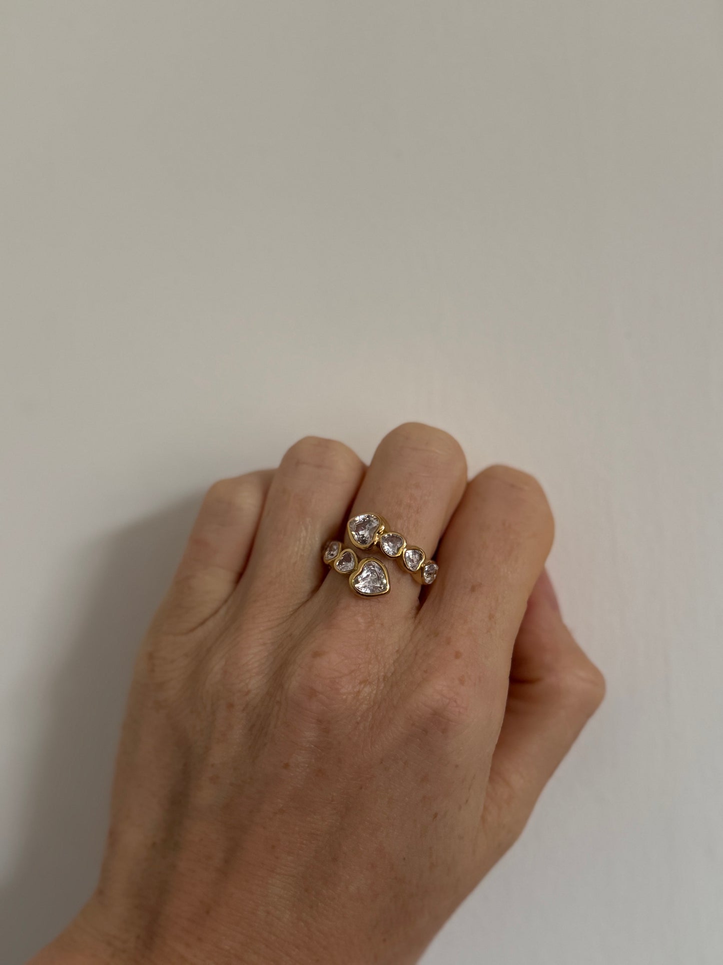 Multi Heart Gem Ring