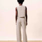ISOLDE CREAM TROUSERS