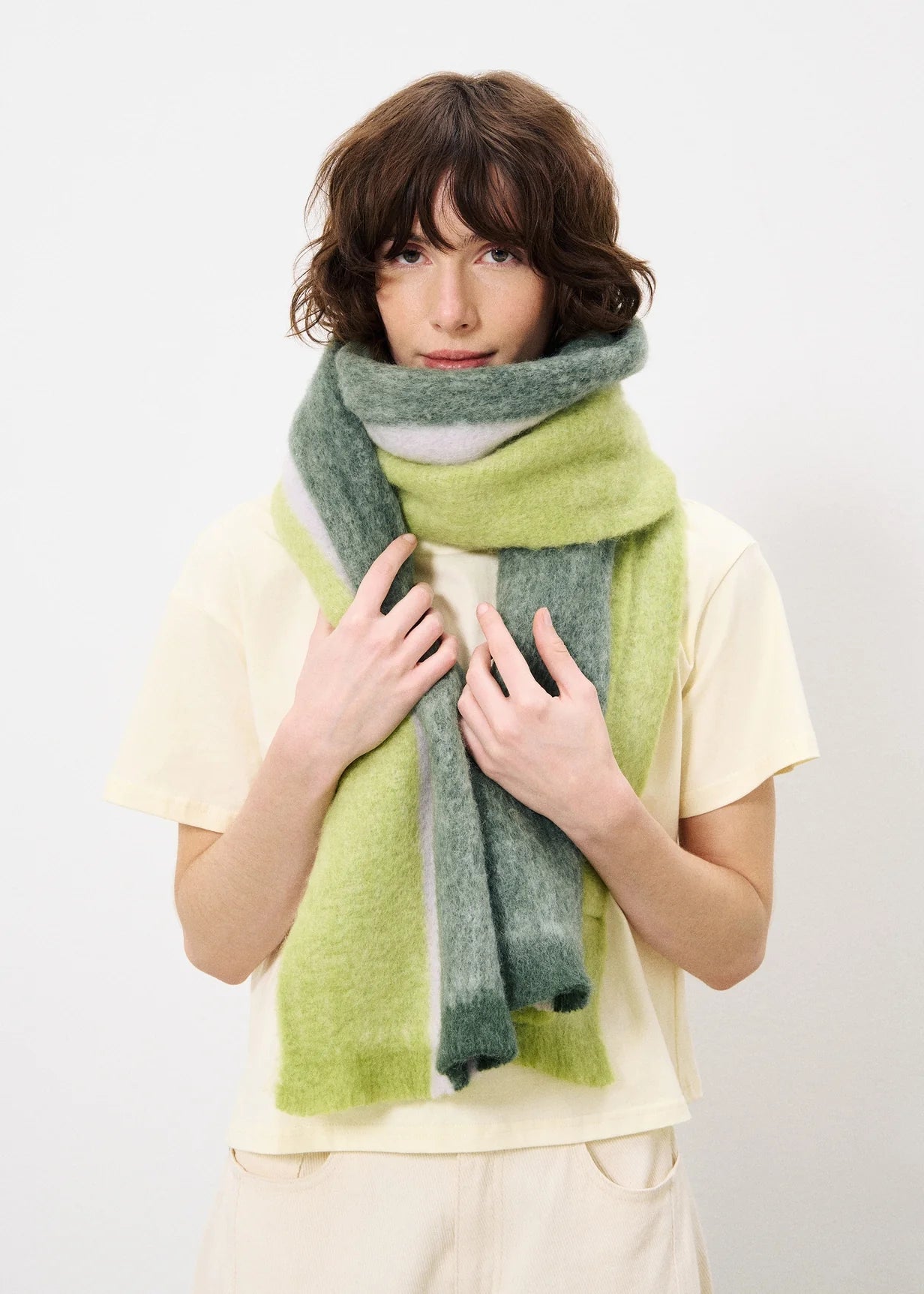 Winnie green scarf