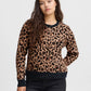 Leopard Print Knit Cardigan