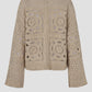 Crosette Knit Cardigan