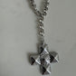 Chunky Cross Necklace : Silver