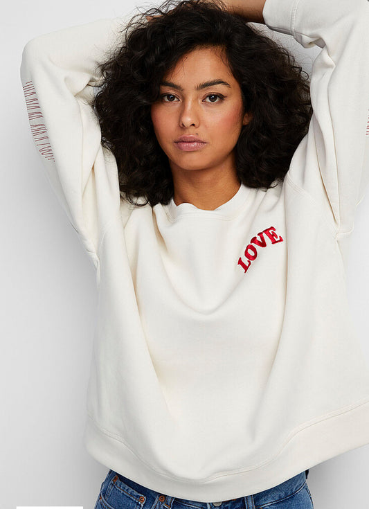 Love Sweatshirt : Cream