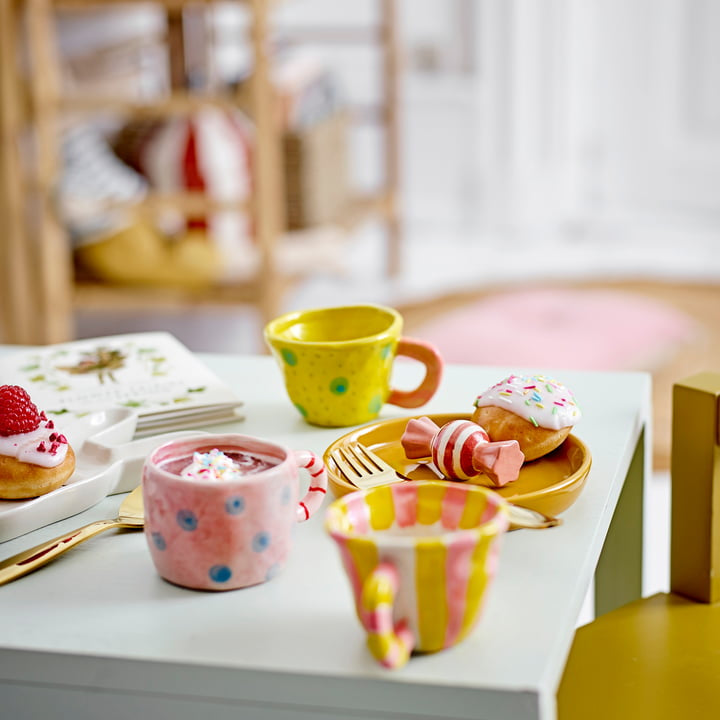 Yellow and Pink Nini Mug