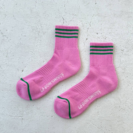 Girlfriend Socks in Rose Pink