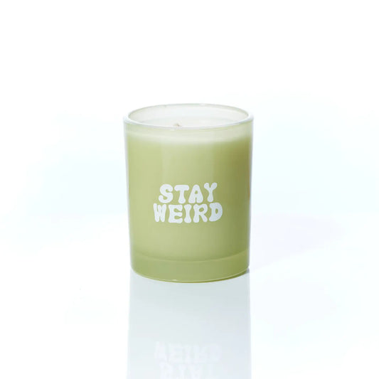 ‘Stay weird’ candle