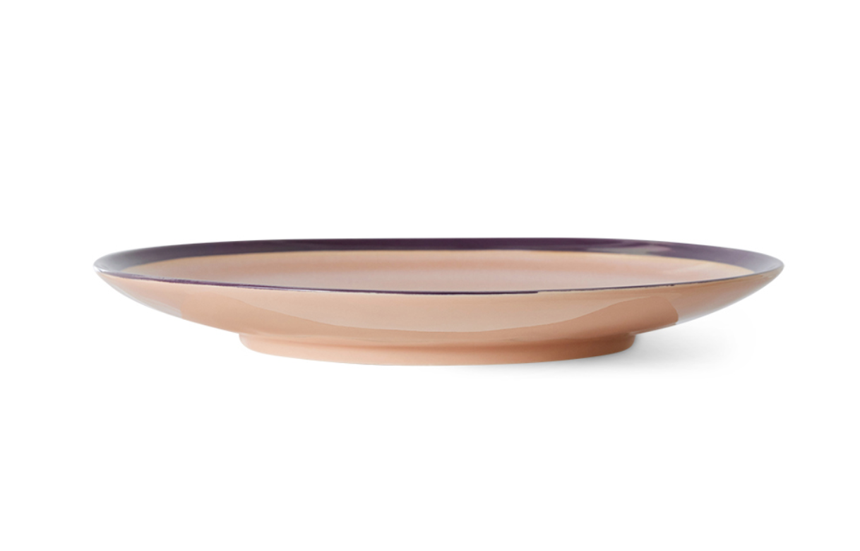 HKliving : 70s ceramics: dinner plates, bedrock (set of 2)