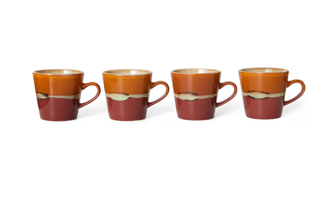 HKliving : 70s ceramics: americano mug, clay