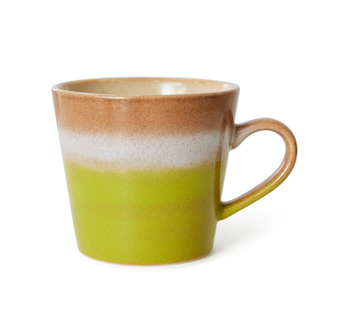 HKliving : 70s ceramics: cappuccino mug, eclipse