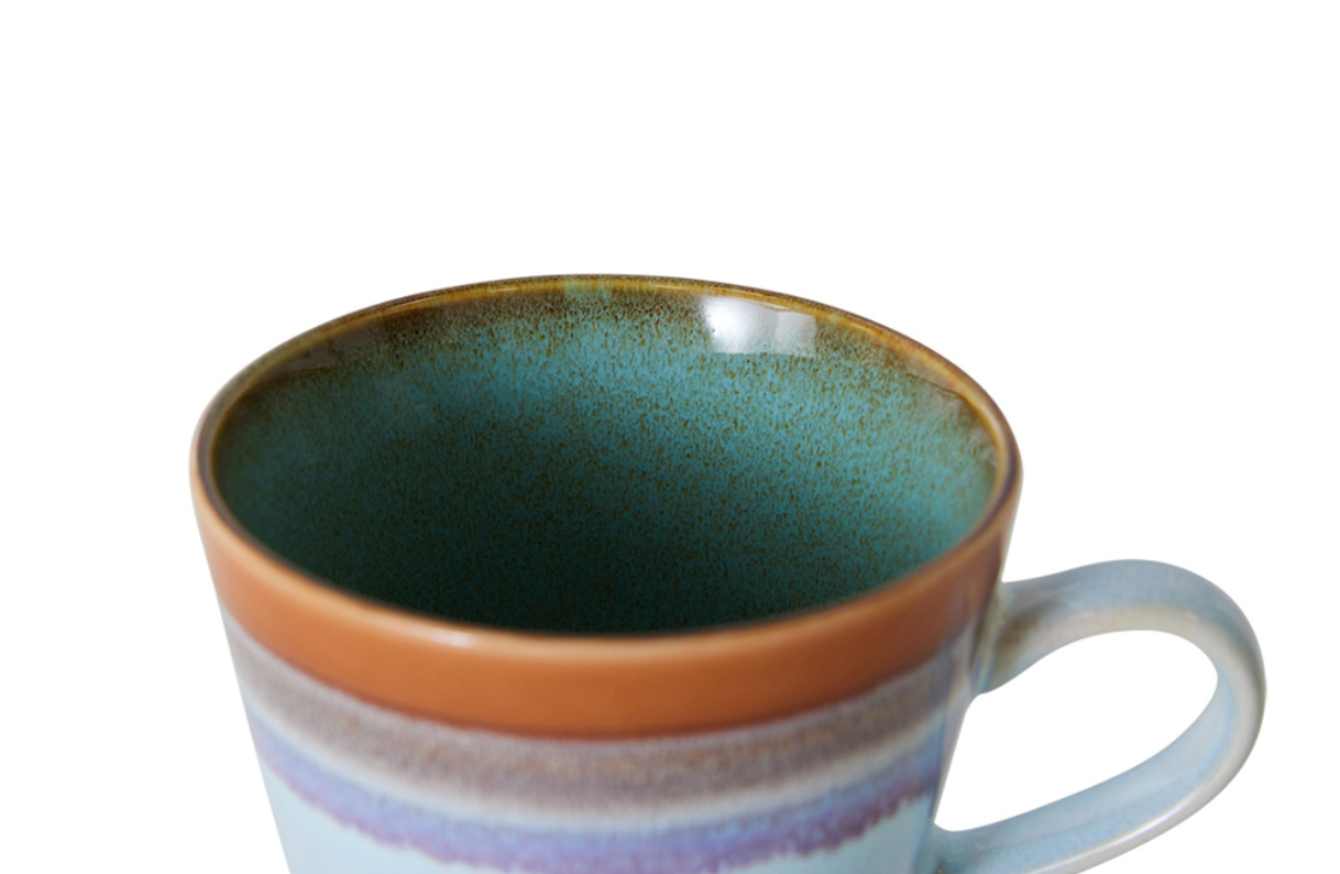 HKliving : 70s ceramics: cappuccino mug, ash