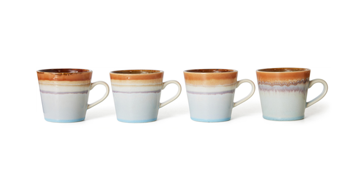 HKliving : 70s ceramics: cappuccino mug, ash