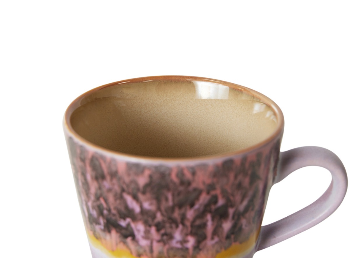 HKliving : 70s ceramics: cappuccino mug, blast