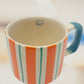 Mug : stripe orange