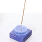 Dimple - Hand Blown Glass Incense Holder Blue