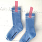 Le Bon Boyfriend socks in French Blue