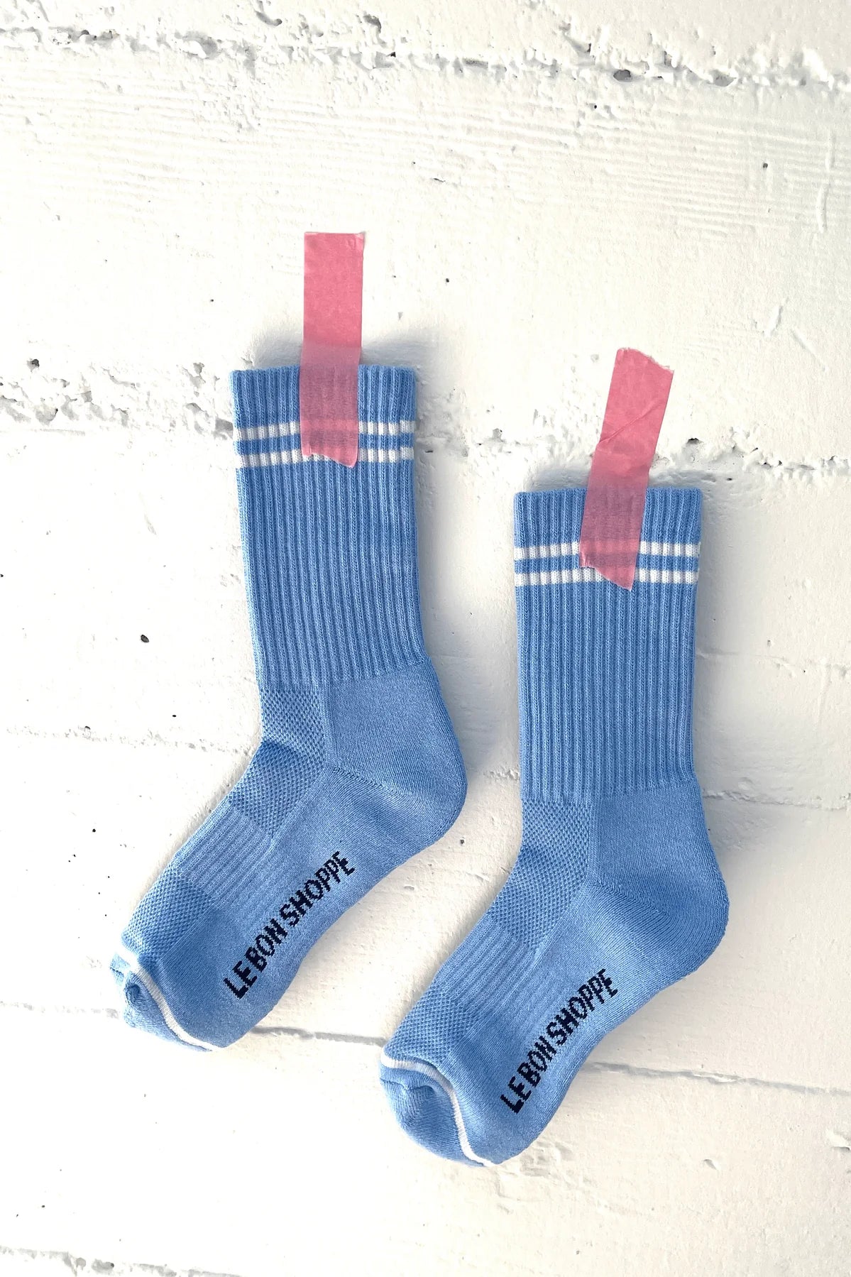 Le Bon Boyfriend socks in French Blue