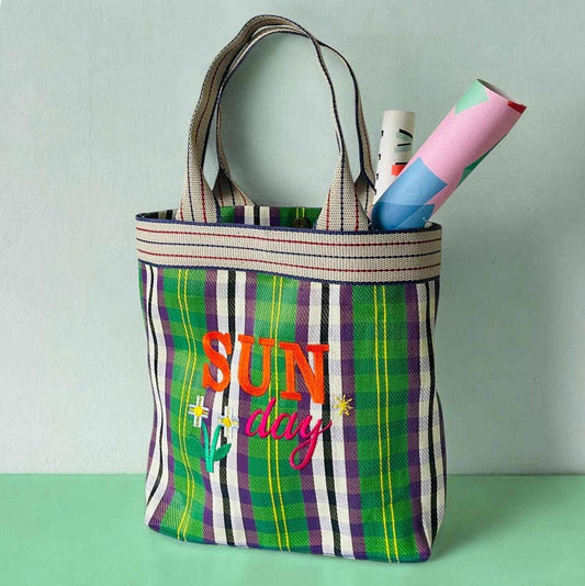 Shopper recycelter Kunststoff Sonntag