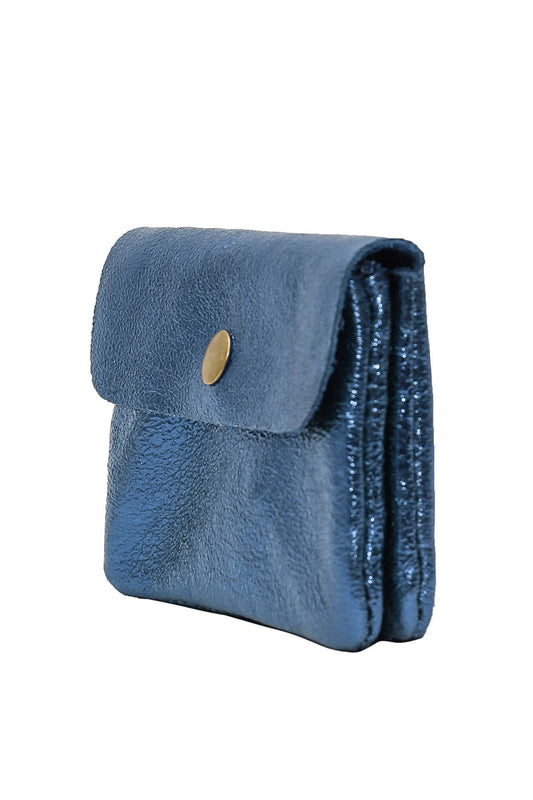 LUCE Purse : Metal blue