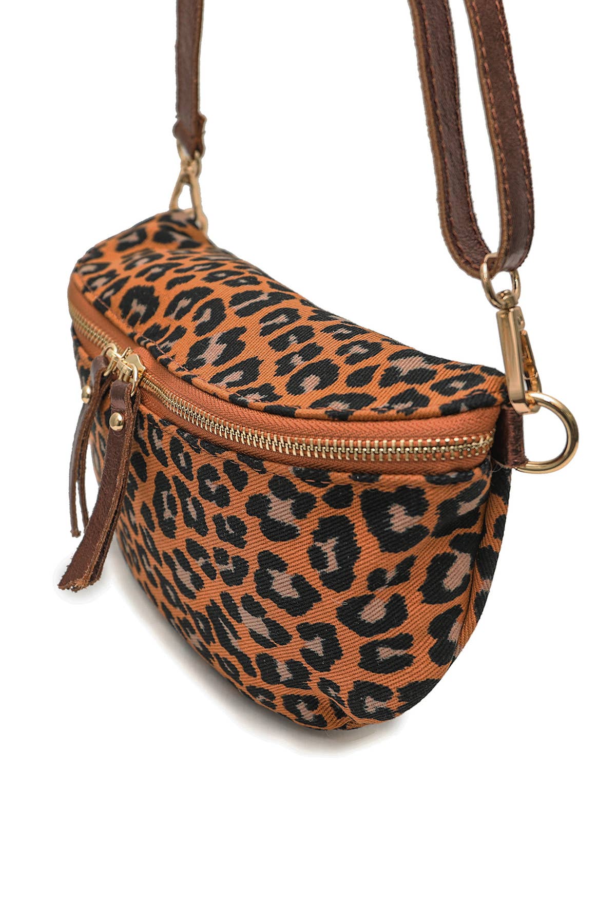 Rosalia Bag: Camel Leopard