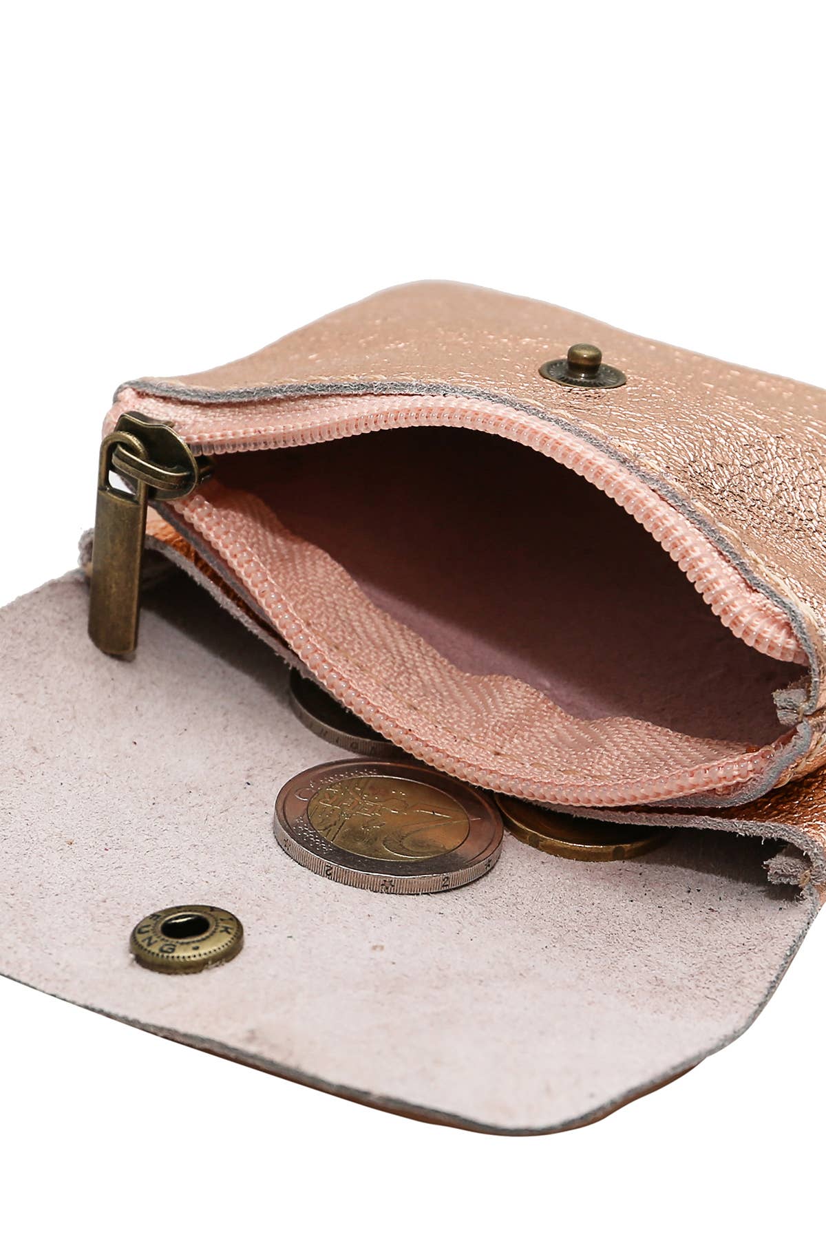 LUCE Purse : Metallic pink