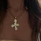 Chunky cross necklace