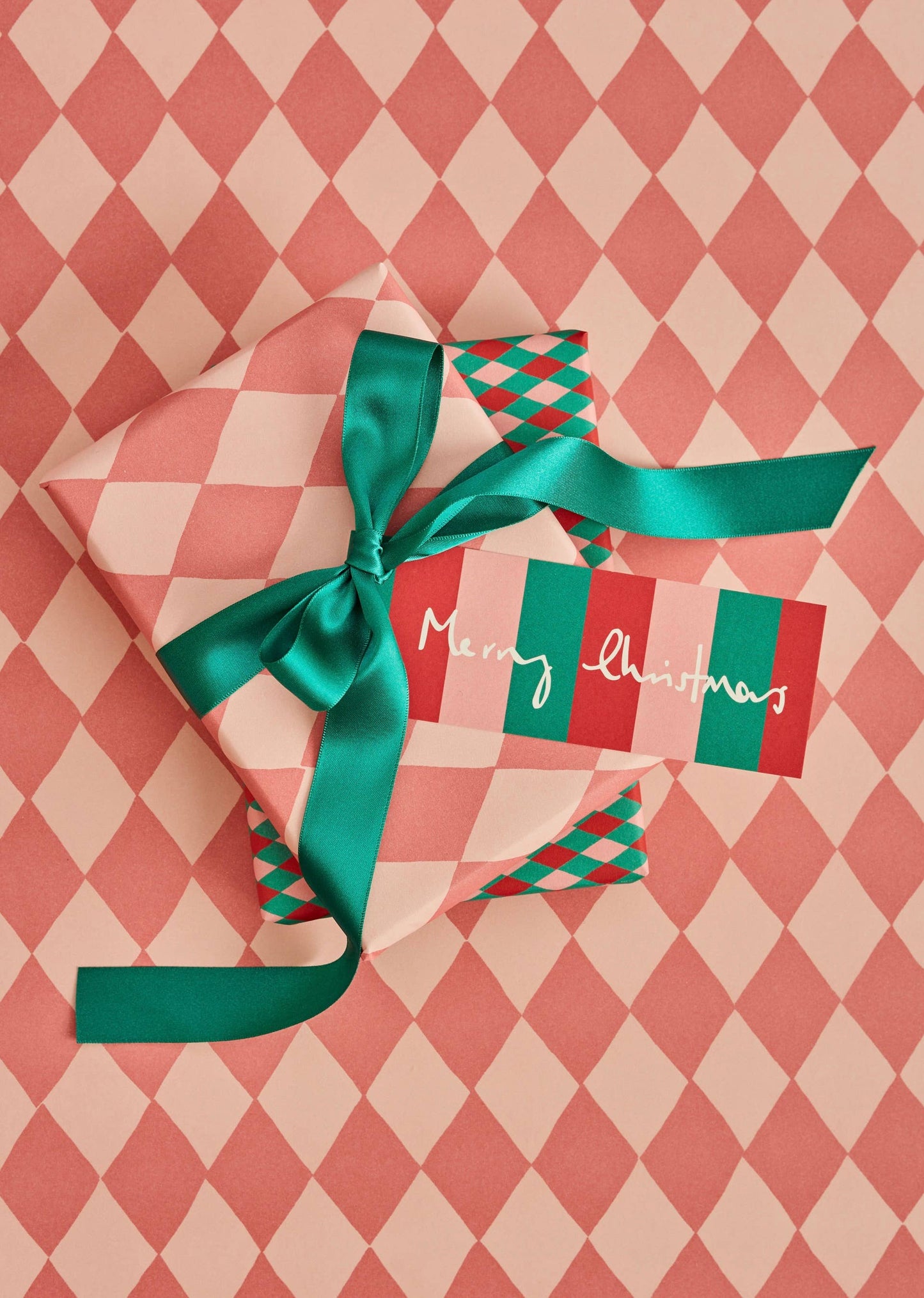 Gift Tags - Merry Christmas Stripe Set of 8 