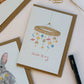 Hello New Baby Nursery Mobile Pregnancy Announcement Card
