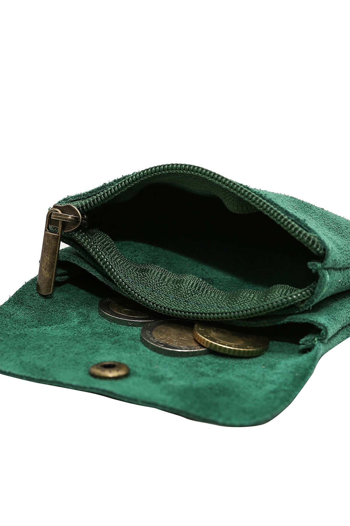 Small Leather purse: Green